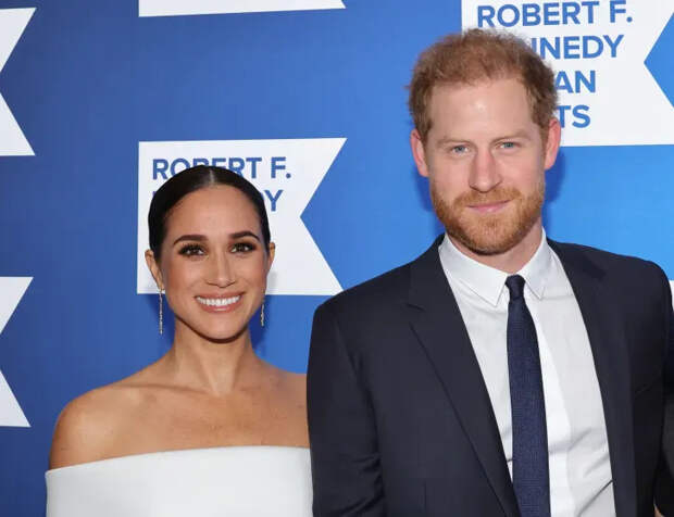 Меган Маркл и принц Гарри/Фото: Mike Coppola/Getty Images for 2022 Robert F. Kennedy Human Rights Ripple of Hope Gala