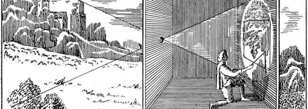 Принцип действия старинной камеры-обскуры