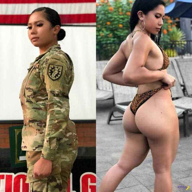 Армейские тела в униформе 
