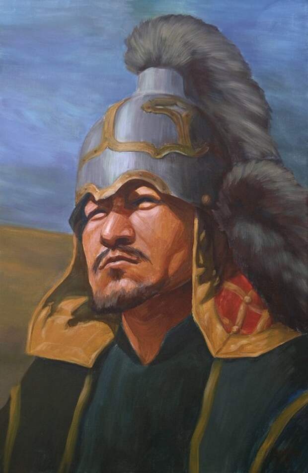 Хану ма. Чингис Хан портрет.