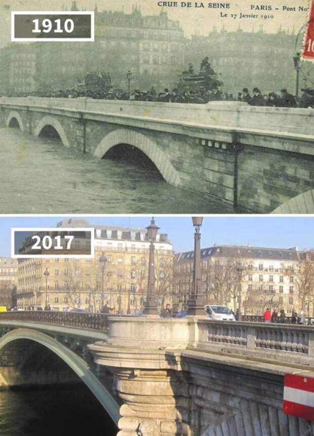 Фотографии "тогда и сейчас", показывающие, насколько мир изменился со временем (16 фото)