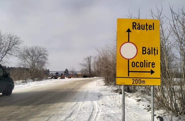 Перенаправление движения в Фалештах: начинается реконструкция моста через реку Реуцел