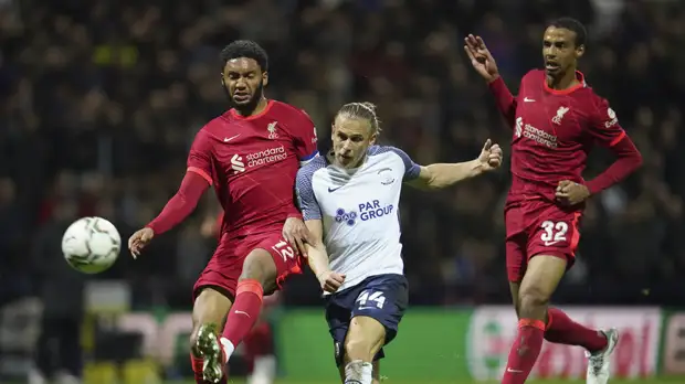 «Ливерпуль» обыграл «Престон» в 1/8 финала Кубка английской лиги