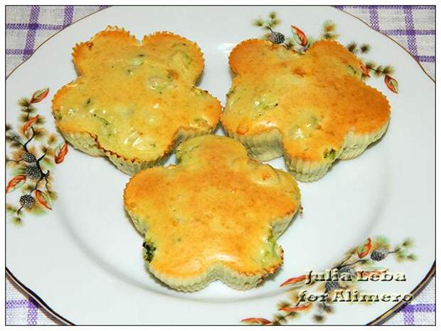 Маффины с курицей и брокколи Маффины с курицей и брокколи