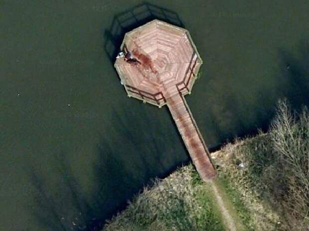 8. Убийство на озере по-голландски google earth, google street view, карты google, преступления