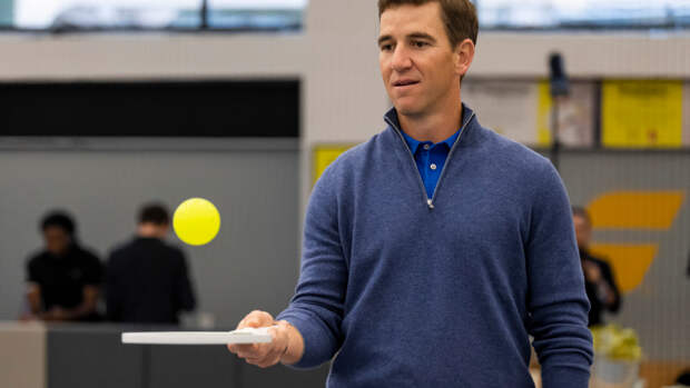 Eli Manning On Pickles, Pickleball, And Retiring From Rap Career After One Song