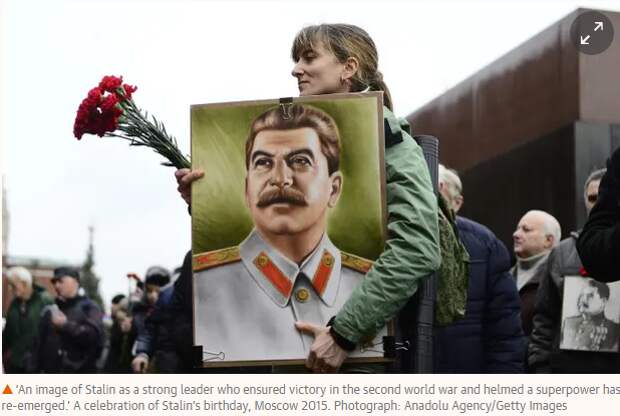 The Guardian опубликовал статью, призывающую остановить реабилитацию Сталина