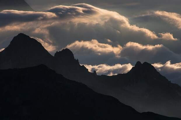 Горы в Верхних Альпах, Франция горы, красиво, небо, облака, природа, творчество, фото, фотограф