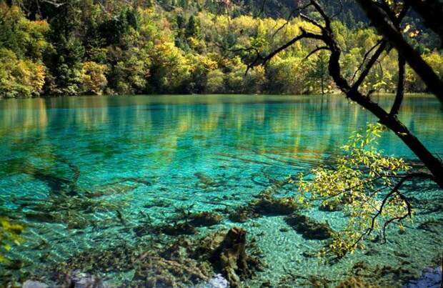 Озера с необычной окраской