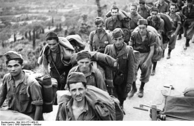 Korfu, italienische Soldaten