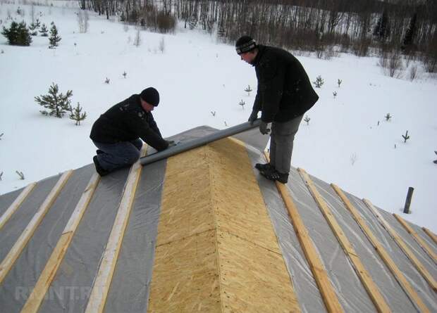 Строительство и ремонт крыши зимой