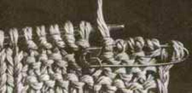 Вязание вертикальных петель для пуговиц