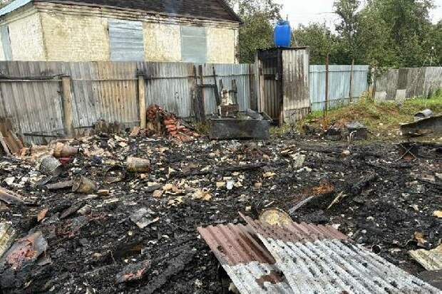 В Сосновском округе при пожаре погиб местный житель