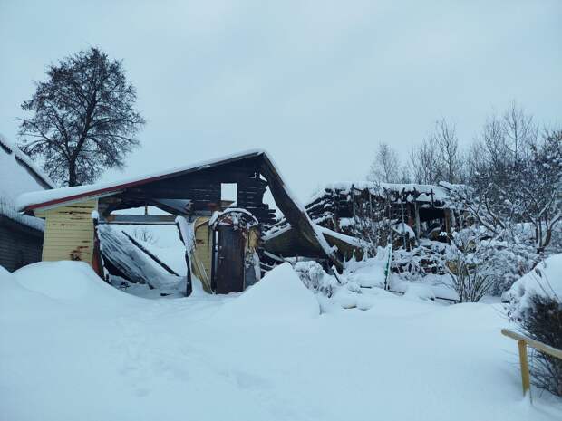 Крупный пожар оставил без крова пожилую жительницу округа Муром