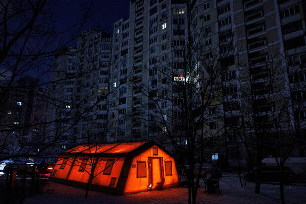 В Киеве произошел почти полный блэкаут