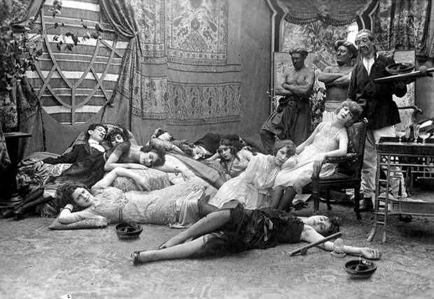 Опиумная вечеринка 1918 года. интересное, фейки, фотографии