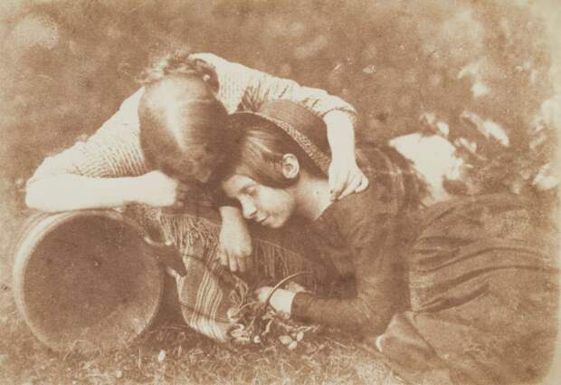 22. Маргаритки (Маргарет и Мэри Кавендиш), примерно 1845 год.  история, фото