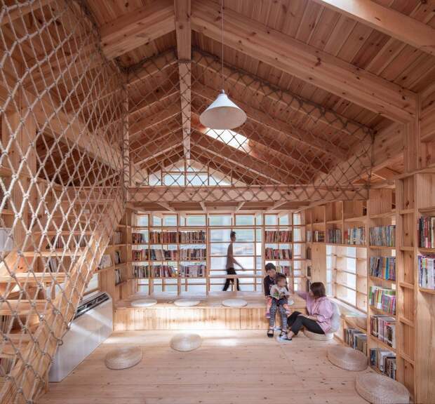 Книжный дом в китайской горной деревне