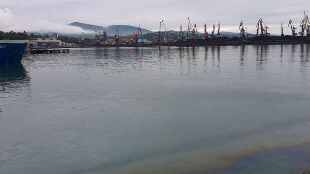 Нефтепродукты попали в Черное море в Туапсе из канализации