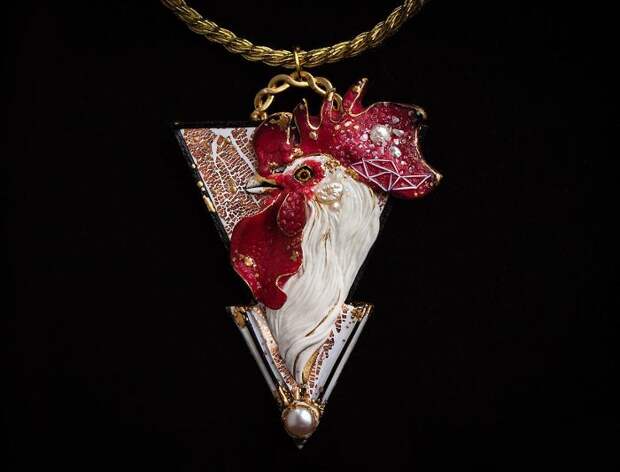 Magical Jewelry And  Creatures From Polymer Clay And Minerals