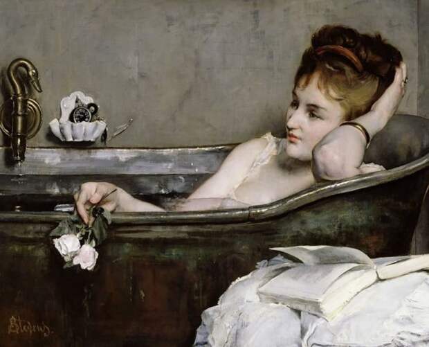 художник Альфред Стевенс (Alfred Stevens) картины - 04