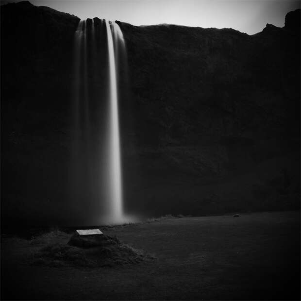 Stark Black and White Photographs of Waterfalls by Massimo Margagnoni waterfalls nature landscapes black and white 