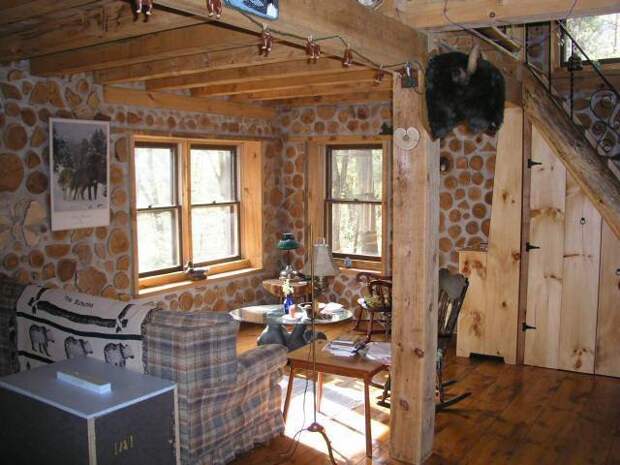 Строительство домов из дров и глины