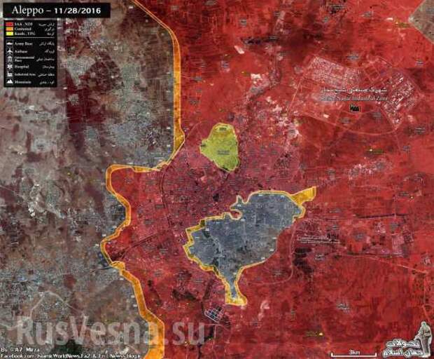 СРОЧНО: Армия Сирии при поддержке ВКС России успешно наступает в Западном Алеппо (ВИДЕО, КАРТА) | Русская весна