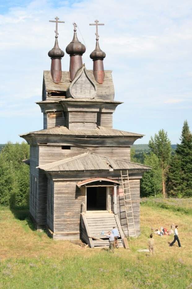 Храм великомученика Георгия Победоносца, cело Пермогорье, 1665 г/