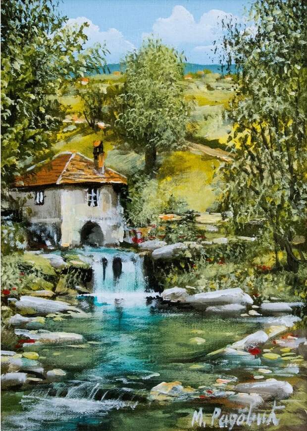 Сербский художник. Miroslav Radovic