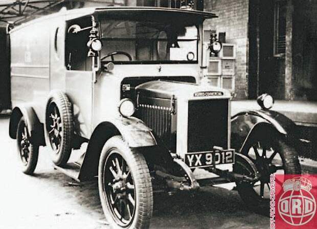 Первые грузовички T-type марки Morris строились исключительно на легковых шасси.