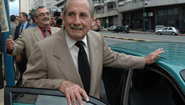 Уругвайский государственный деятель, бывший президент Уругвая Грегорио Альварес. Архивное фото