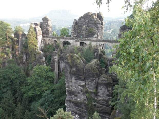 Бастай каменный бастион Саксонии Bastei25 Бастай каменный бастион Саксонии