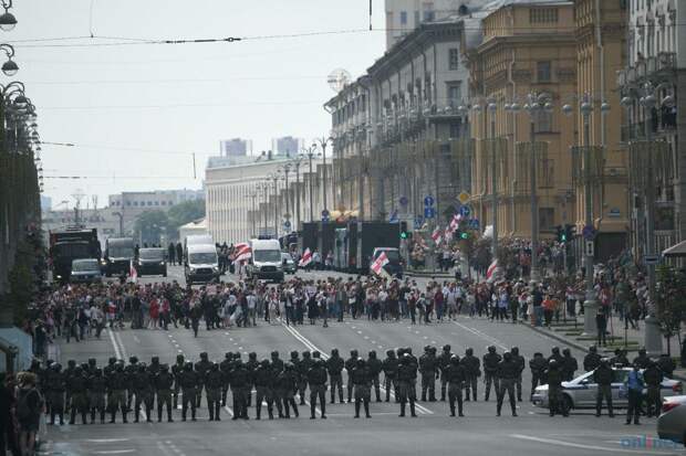 Митинг в Минске. 30.08.2020.