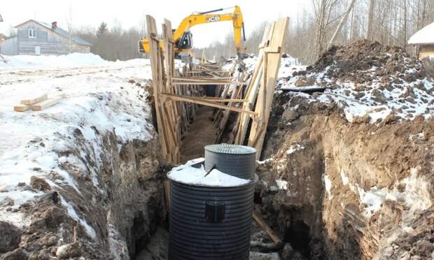 В Каргополе по госпрограмме реконструируют систему водоотведения