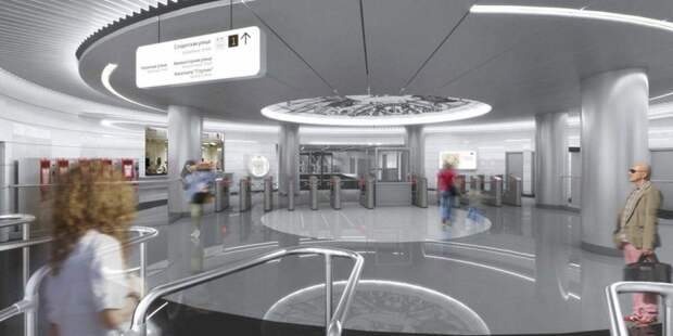 Проект станции БКЛ "Лефортово". Фото: stroi.mos.ru