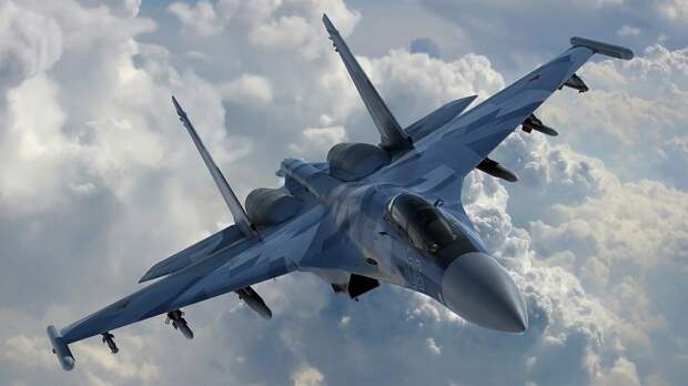 В Сети показали кадры сближения истребителей Су-30 и F-35 над Балтийским морем