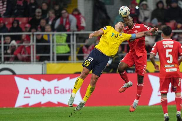 Стали известны составы "Спартака" и "Ростова" на матч 24-го тура РПЛ