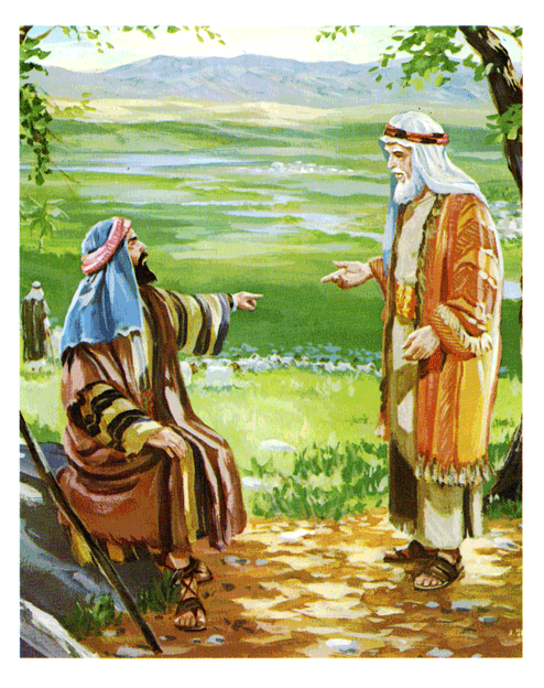 Праведные Авраам праотец и племянник его Лот