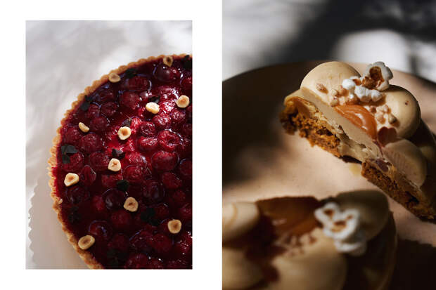 Вишнёвый пай / тыквенный донат