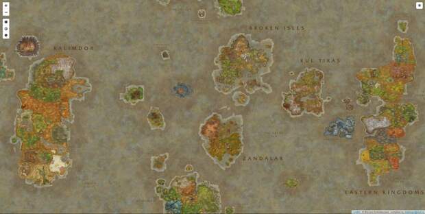 Энтузиаст создал интерактивную карту мира World of Warcraft в стиле Google Maps | Канобу - Изображение 3