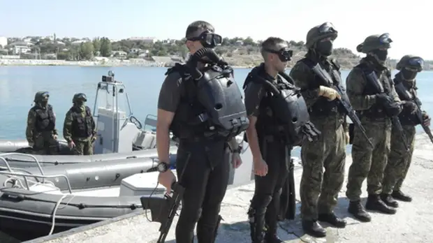 Противодиверсионный отряд ЧФ провёл учения