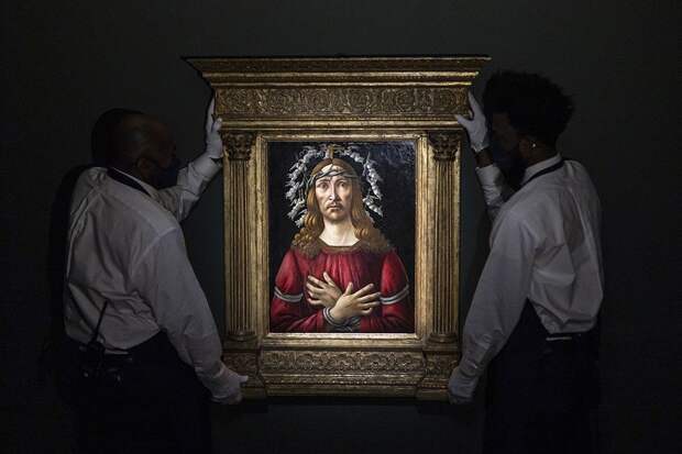 Картину Боттичелли с изображением Иисуса продали на аукционе за 7 минут