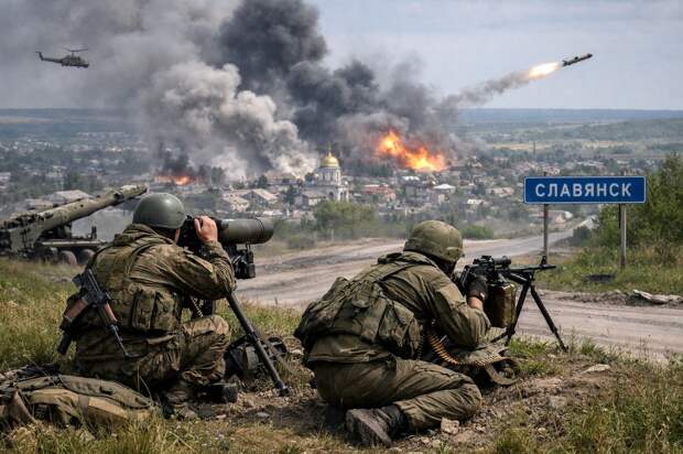 Российские войска усиливают давление на Славянск и Краматорск, ВСУ без главного козыря, присланного НАТО
