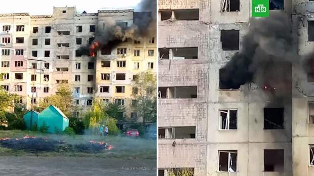 ВСУ вели обстрел мирных кварталов Алчевска из установок HIMARS