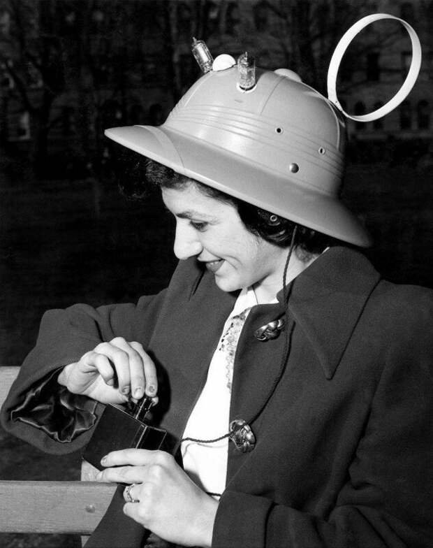 Радио-шляпа: Американский МР-3 плеер образца 1949 года. история, ретро, фото