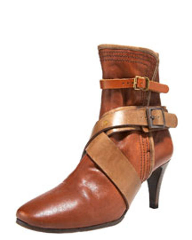 Chloe Wrapped-Strap Ankle Boot