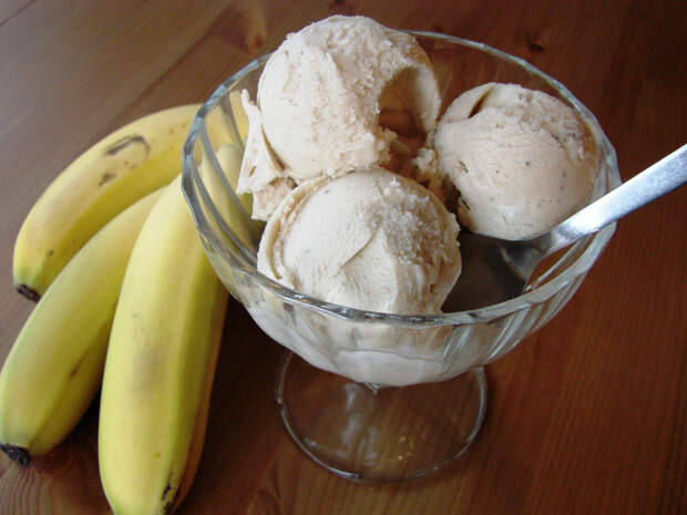 как приготовить банановое мороженое