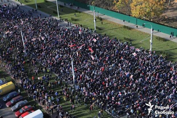 Протесты в Минске. 18.10.2020