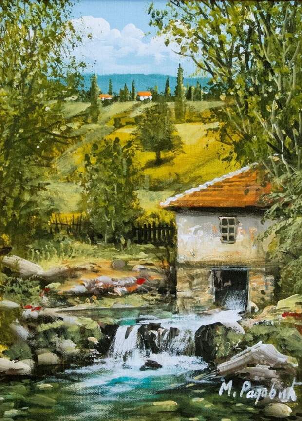 Сербский художник. Miroslav Radovic
